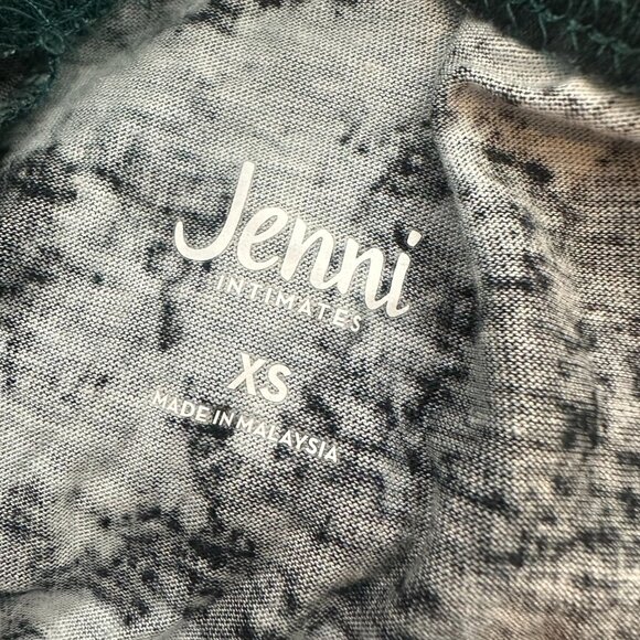 NEW! Jenni Intimates PJ Pants Tie Dye XS‎ Green Black Drawstring Comfy Lounge - Picture 3 of 11